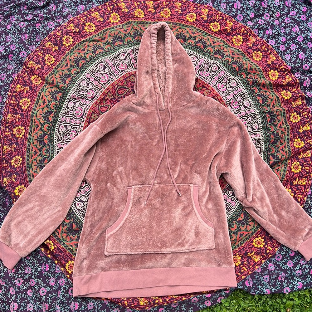 Mauve cozy hoodie